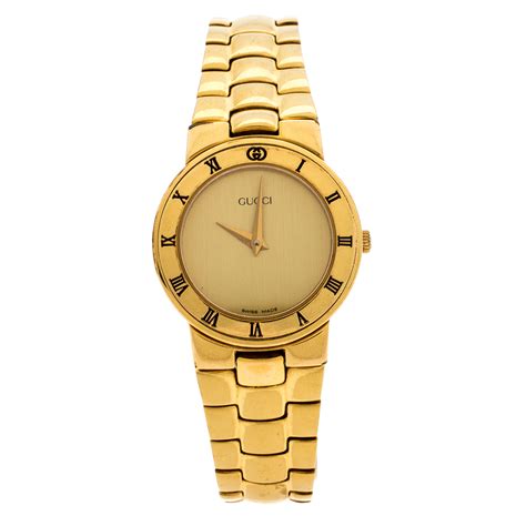 is my gucci watch real gold|Gucci gold watches ladies.